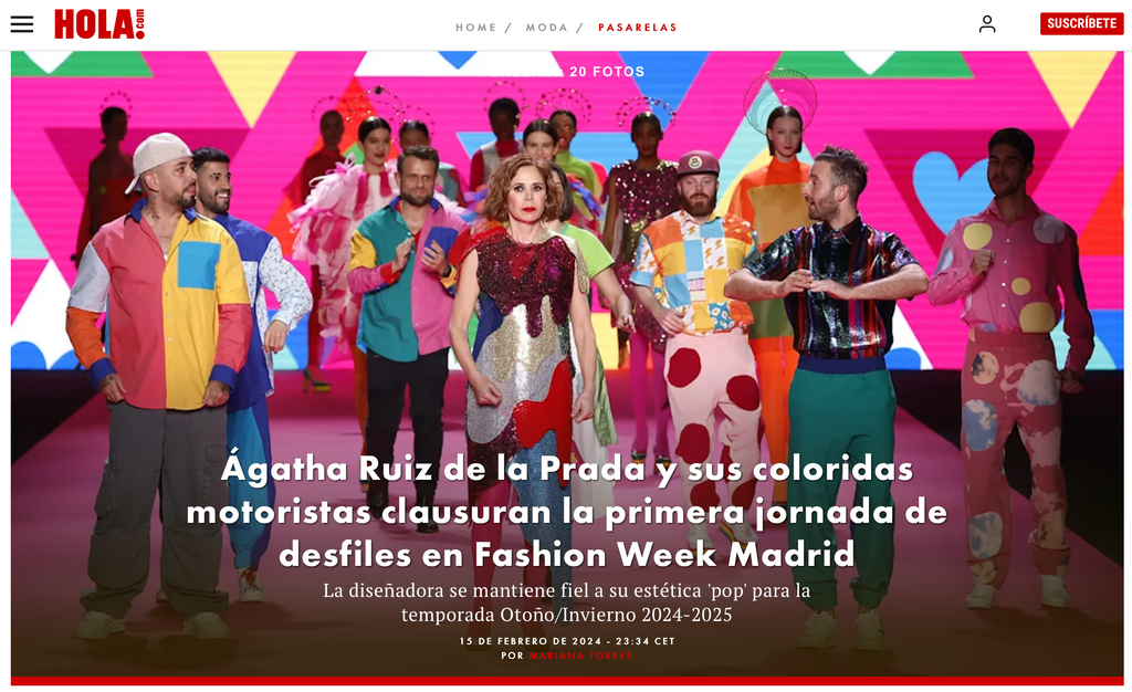 Agatha Ruiz de la Prada MBFWMadrid