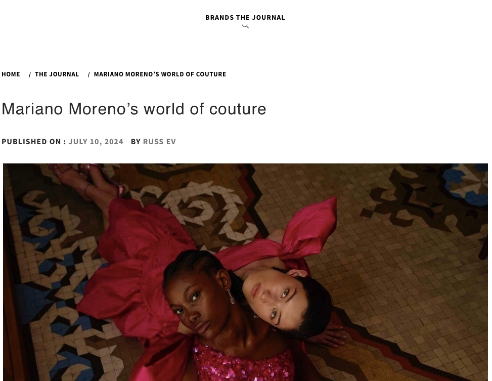 Russ Evpr: Mariano Moreno's World of Couture