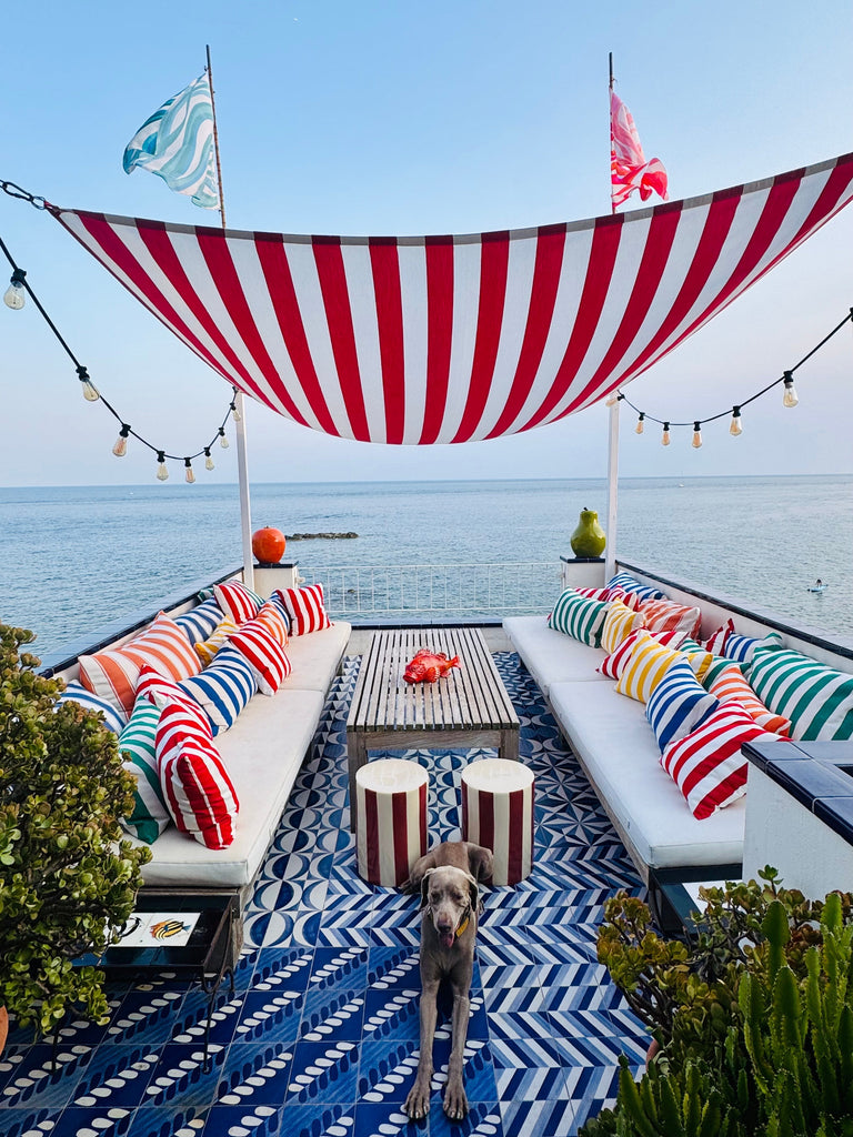 "RAYURES ESTIVALES" THE QUINTESSENTIAL TREND OF STRIPES FOR THE PARTY OF THE SUMMER BY MARIANO MORENO